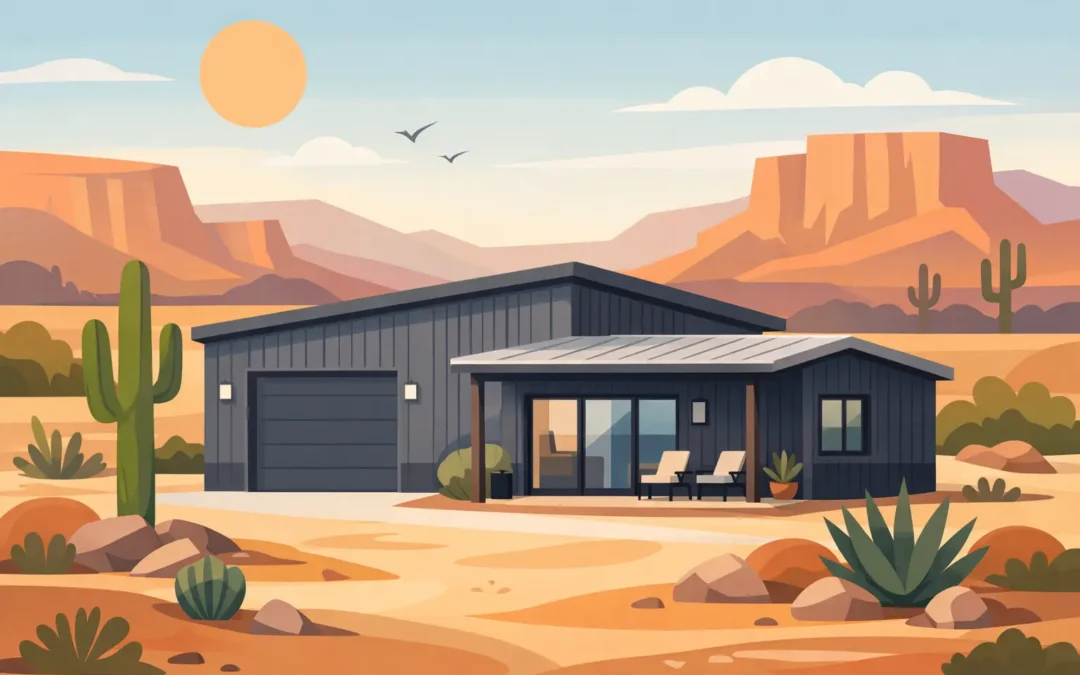 Accessory Dwelling Metal Building in Arizona