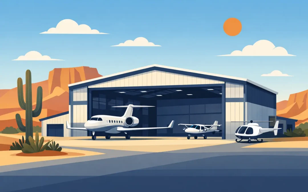 Aircraft Hangar Steel Building Options in Arizona