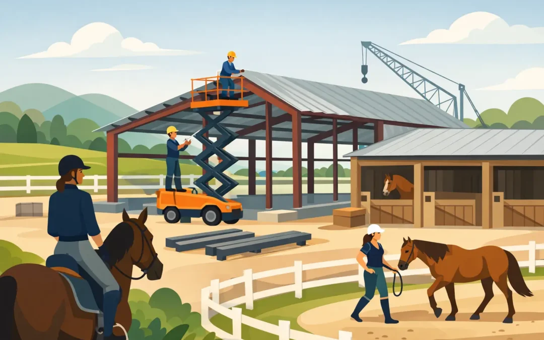 How Equestrian Metal Building Contractors Build